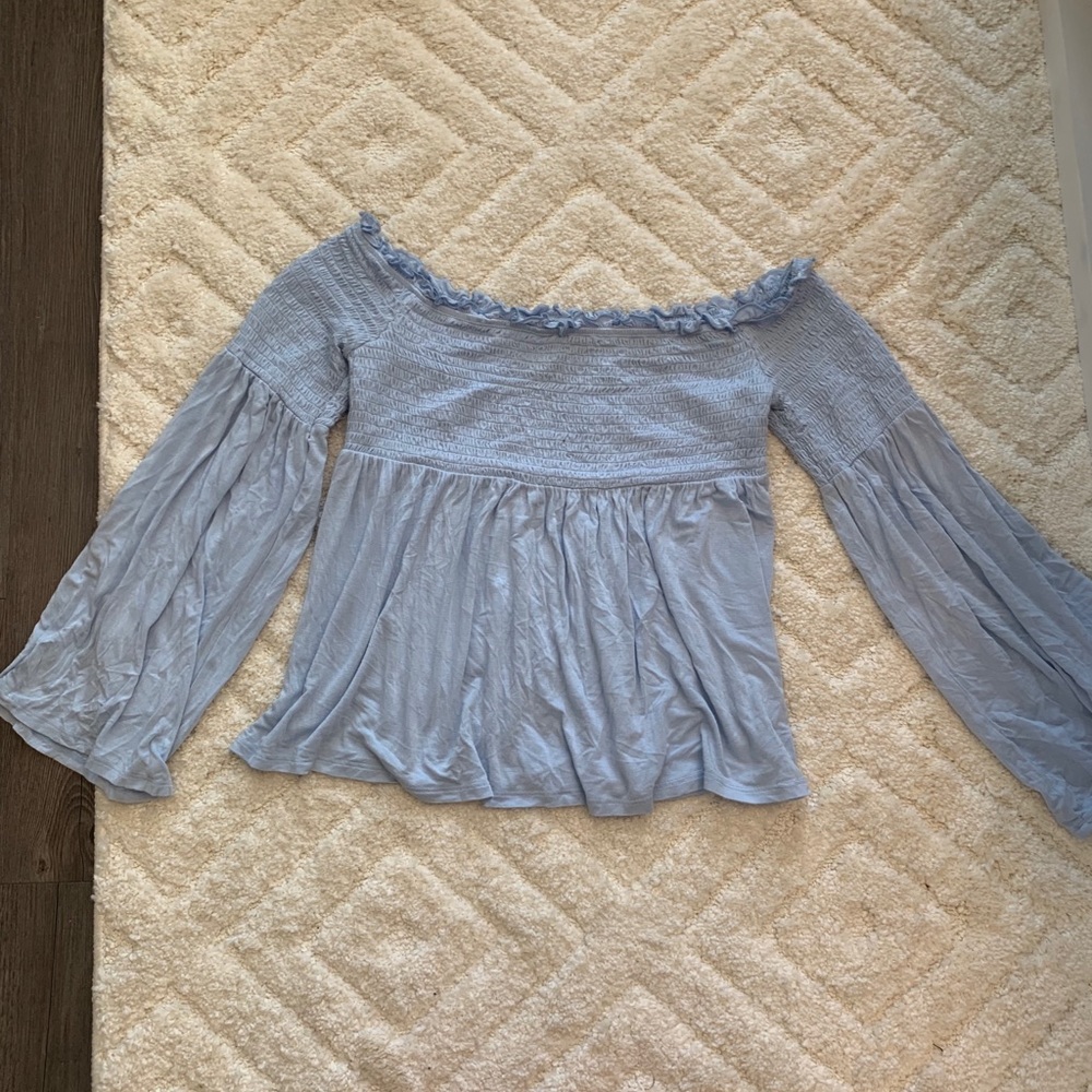Off the shoulder long sleeve